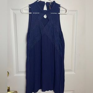 Navy Lace Dress
